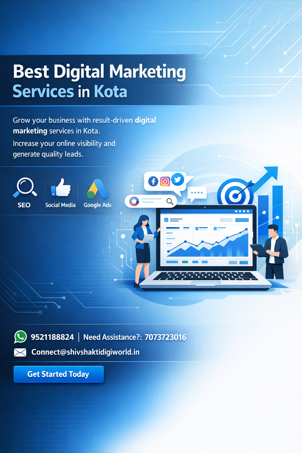 Expert digital marketing services in Kota for lead generation
