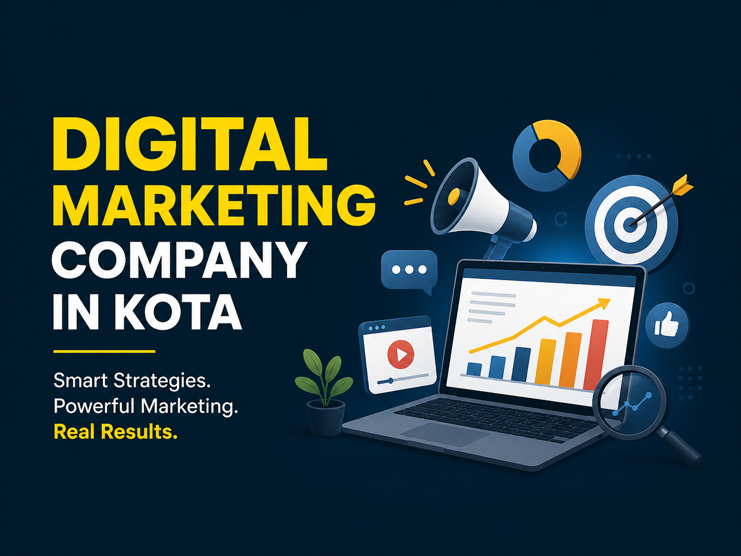 Professional digital marketing company in Kota helping businesses grow online with SEO and branding.